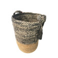 PANIER ROND EN FIBRE VEGETALE