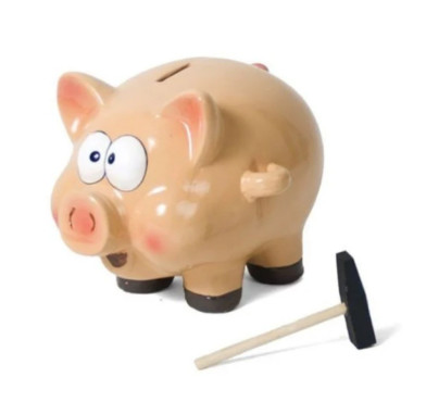 TIRELIRE COCHON EN CERAMIQUE︱Lory