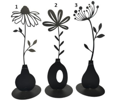 DECORATION FLEUR EN METAL︱Lory