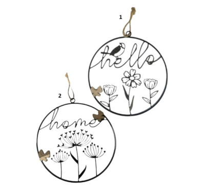 SUSPENSION CERCLE EN METAL︱Lory