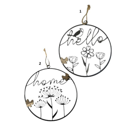 SUSPENSION CERCLE EN METAL︱Lory