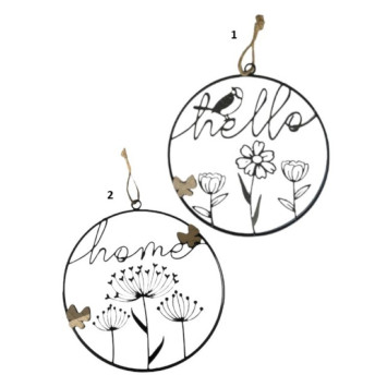 SUSPENSION CERCLE EN METAL︱Lory