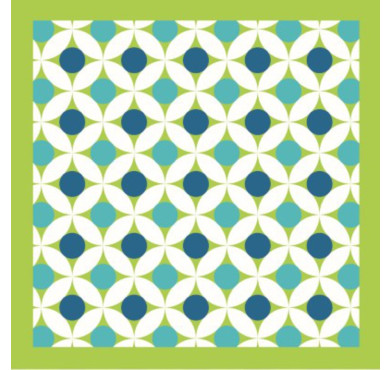 SERVIETTE EN PAPIER RONDS VERT︱Lory