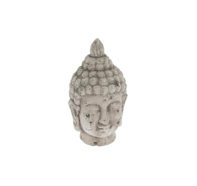 TETE DE BOUDDHA EN CIMENT︱Lory