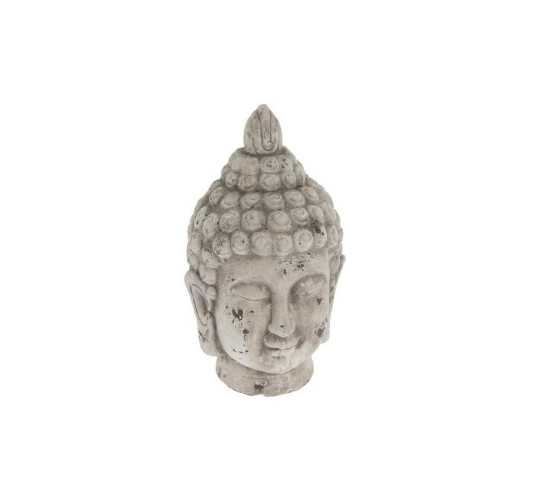 TETE DE BOUDDHA EN CIMENT︱Lory
