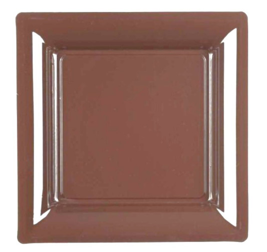ASSIETTE EN PLASTIQUE TAUPE︱Lory